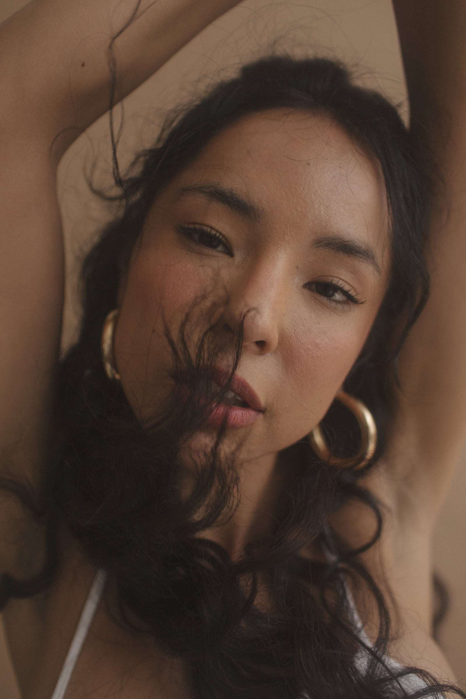A portrait from Deun Ivory’s campaign for Glossier